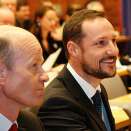 11. januar: Kronprins Haakon er til stede ved åpningen av Frivillighet Norges Topplederkonferanse (Foto: Frivillighet Norge)